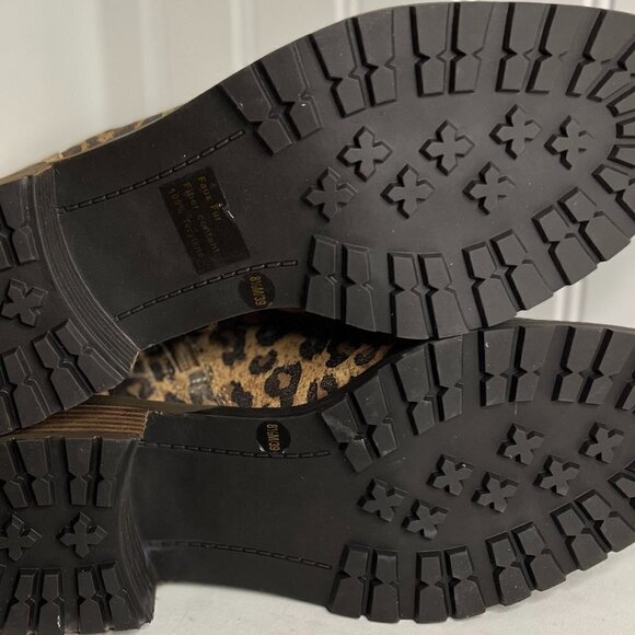 Lucky Brand Jacenia Ankle Boots Leopard/Natural Size 8.5 - Picture 6 of 7